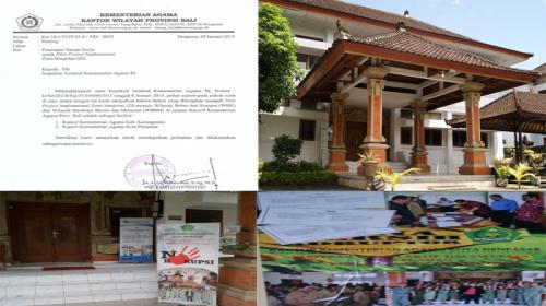 Kemenag Kota Denpasar Sebagai Pilot Project Implementasi Zona Integritas