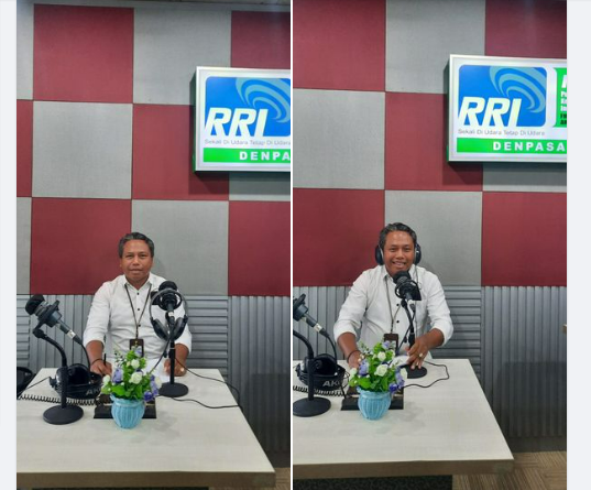 Penyuluh Hindu PNS Mengisi Siaran Interaktif Program Sahabat Budaya di RRI Pro 4