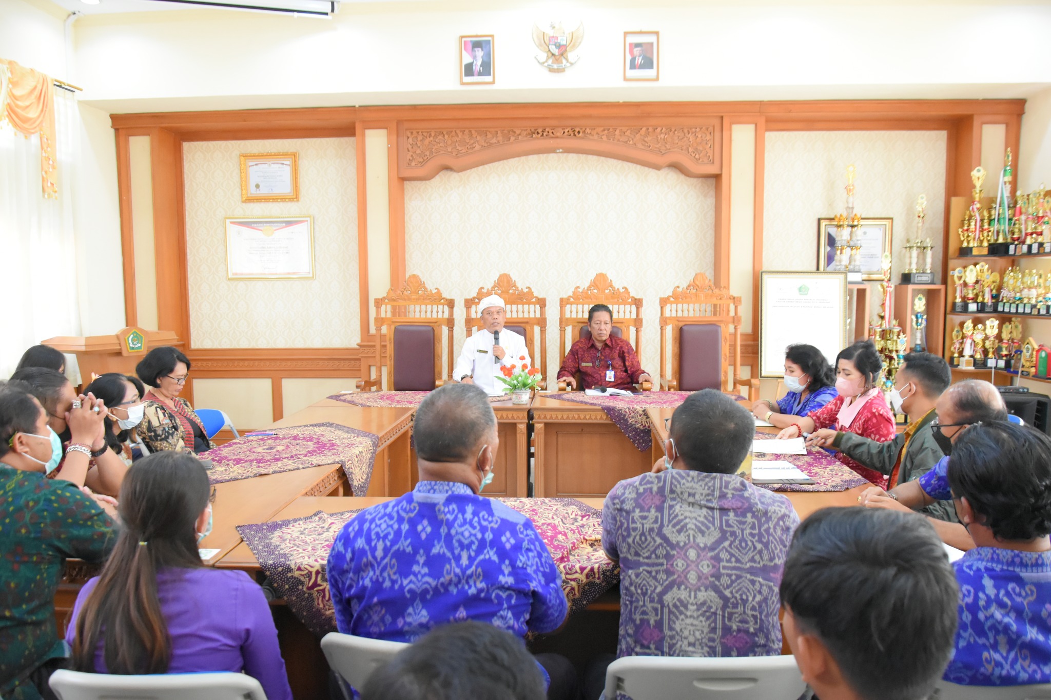 Rapat Koordinasi Pembinaan dan Evaluasi Satuan Kerja Sekjen Kemenag Kota Denpasar