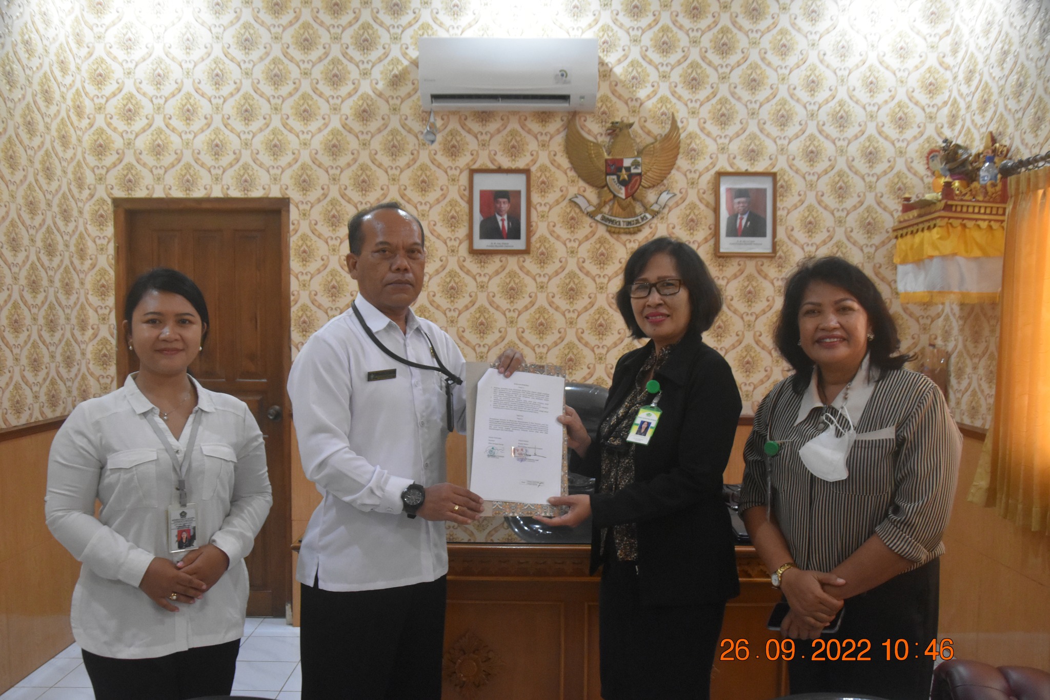 Penandatangan MOU Rumah Sakit Ibu dan Anak Harapan Bunda Denpasar