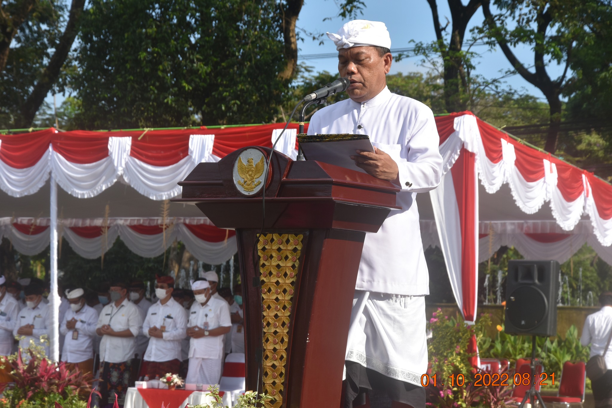 Apel Upacara Bendera Memperingati Hari Kesaktian Pancasila Bersama Pemerintah Kota Denpasar