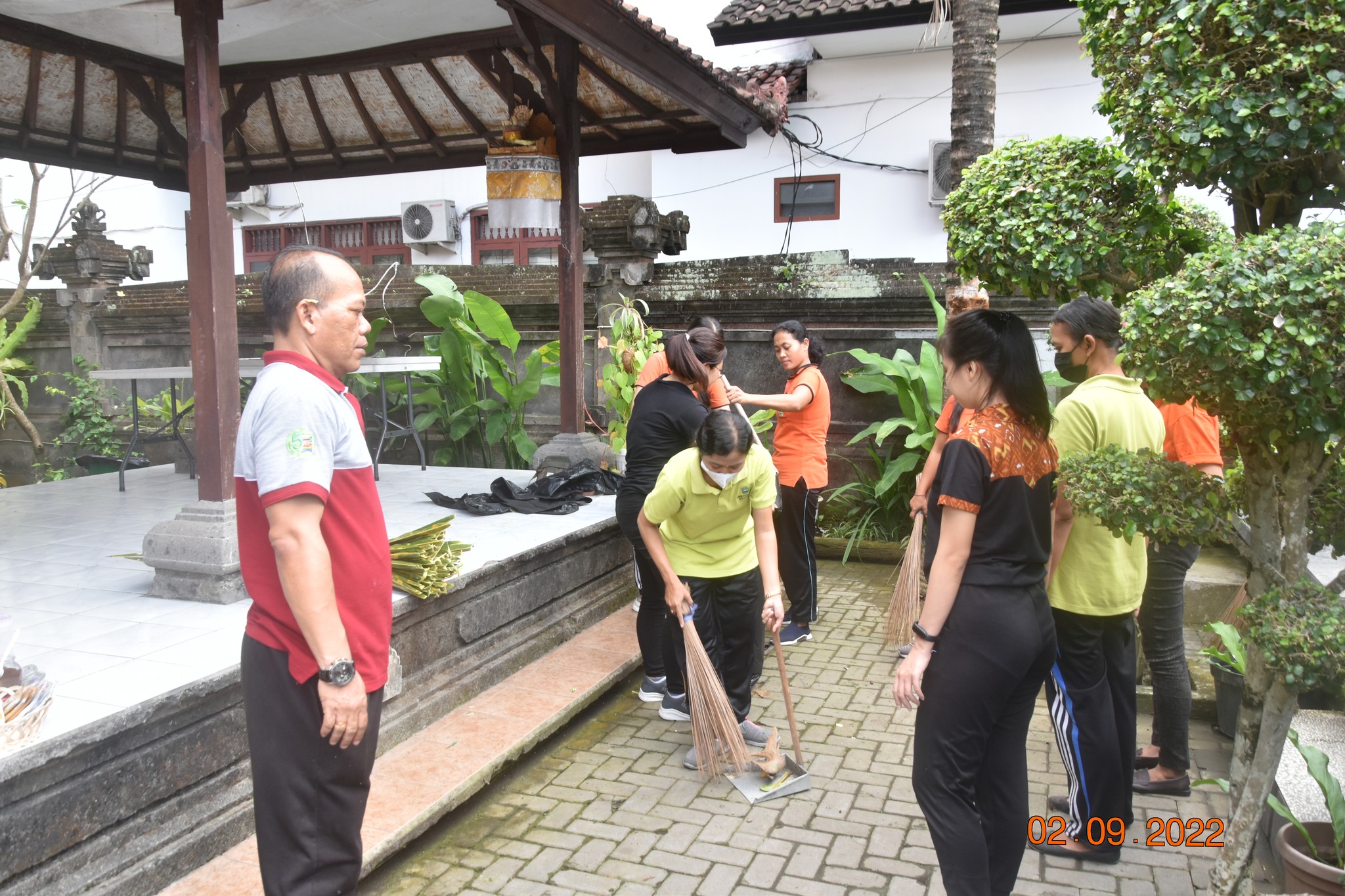 Jumat Bersih, Semangat Jajaran Melakukan Kerja Bakti