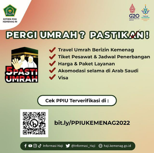 Pastikan 5 PASTI Sebelum Berangkat Umrah