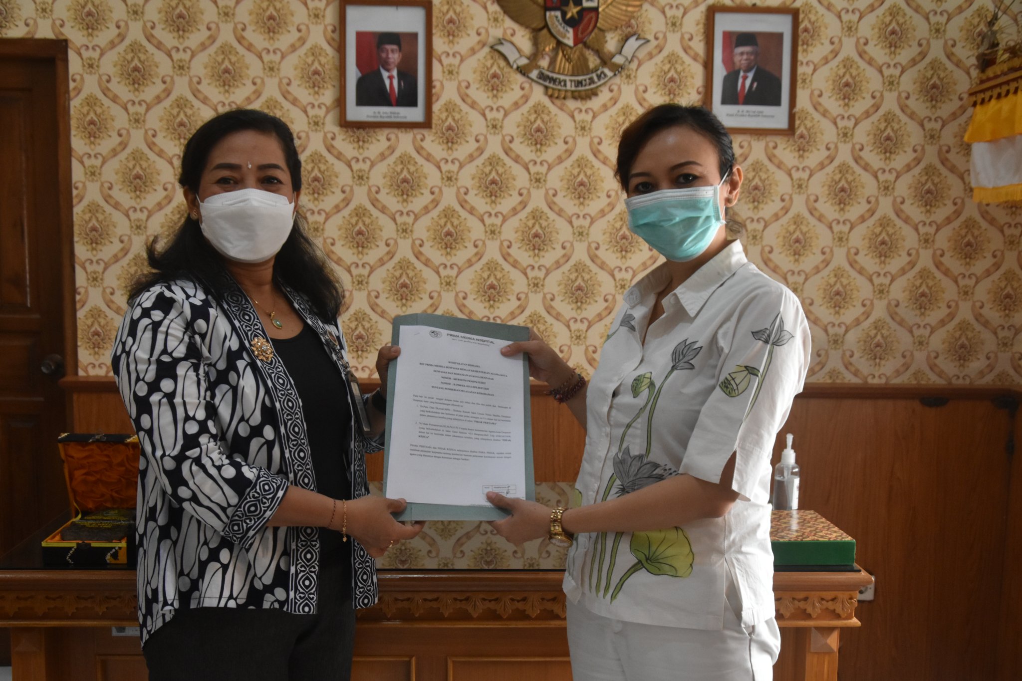 Penandatangan MOU Rumah Sakit Umum Prima Medika Denpasar