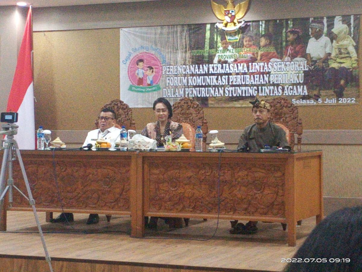 Perencanaan Kerjasama Lintas Sektoral Forum Komunikasi Perubahan Perilaku Dalam Penurunan Stunting Lintas Agama