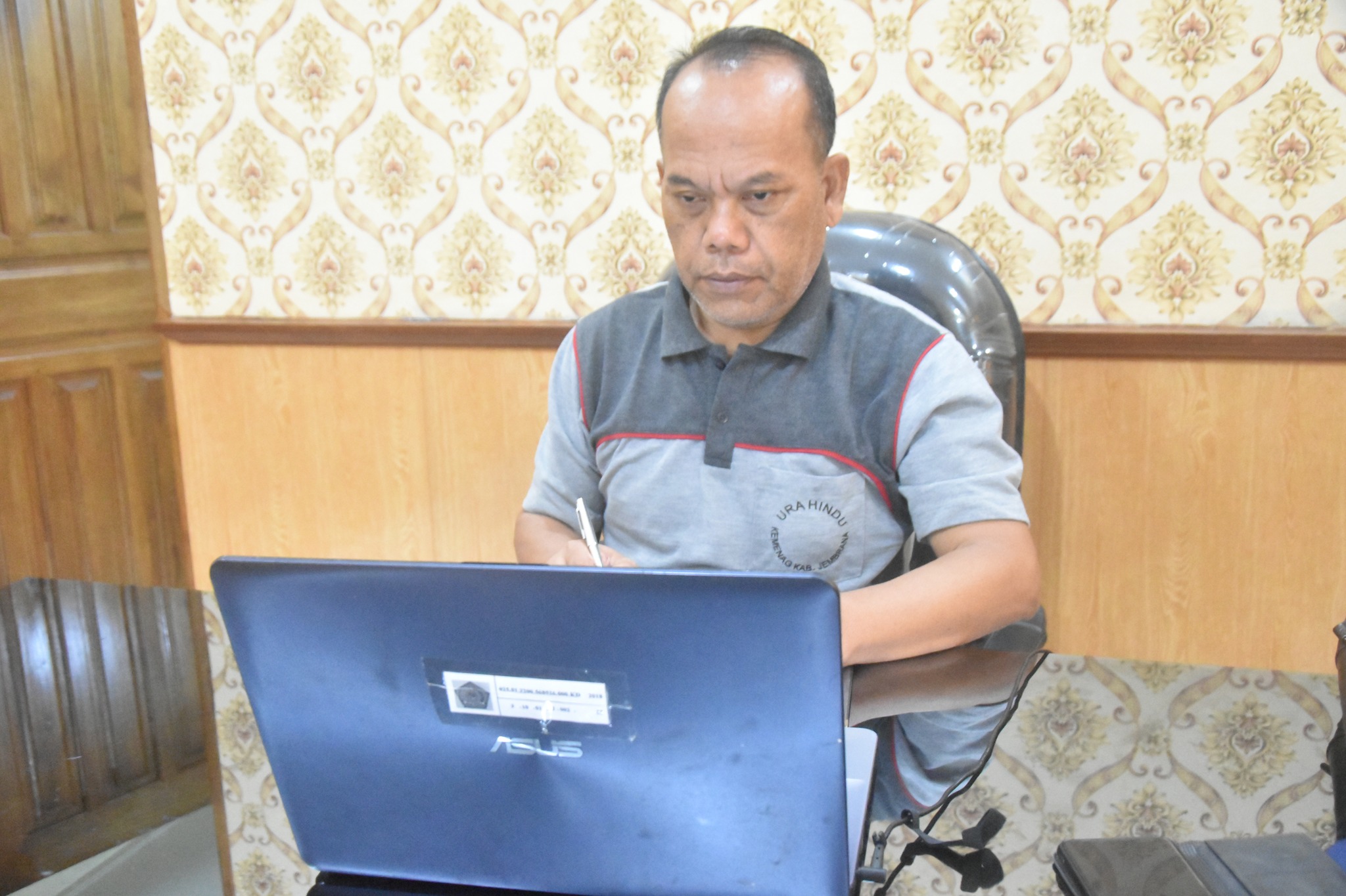 Kepala Kantor Ikuti Zoom Meeting Sosialisasi PER-8/PB/2022
