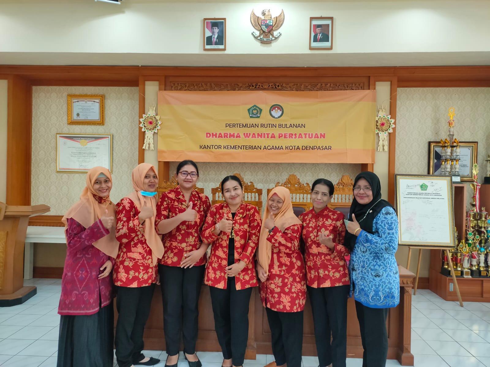 DWP Kemenag Kota Denpasar Melaksanakan Pertemuan Rutin Bulanan