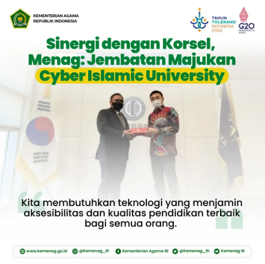 Gusmen menjalin sinergi dengan Cyber Hankuk of Foreign Studies, Korea Selatan