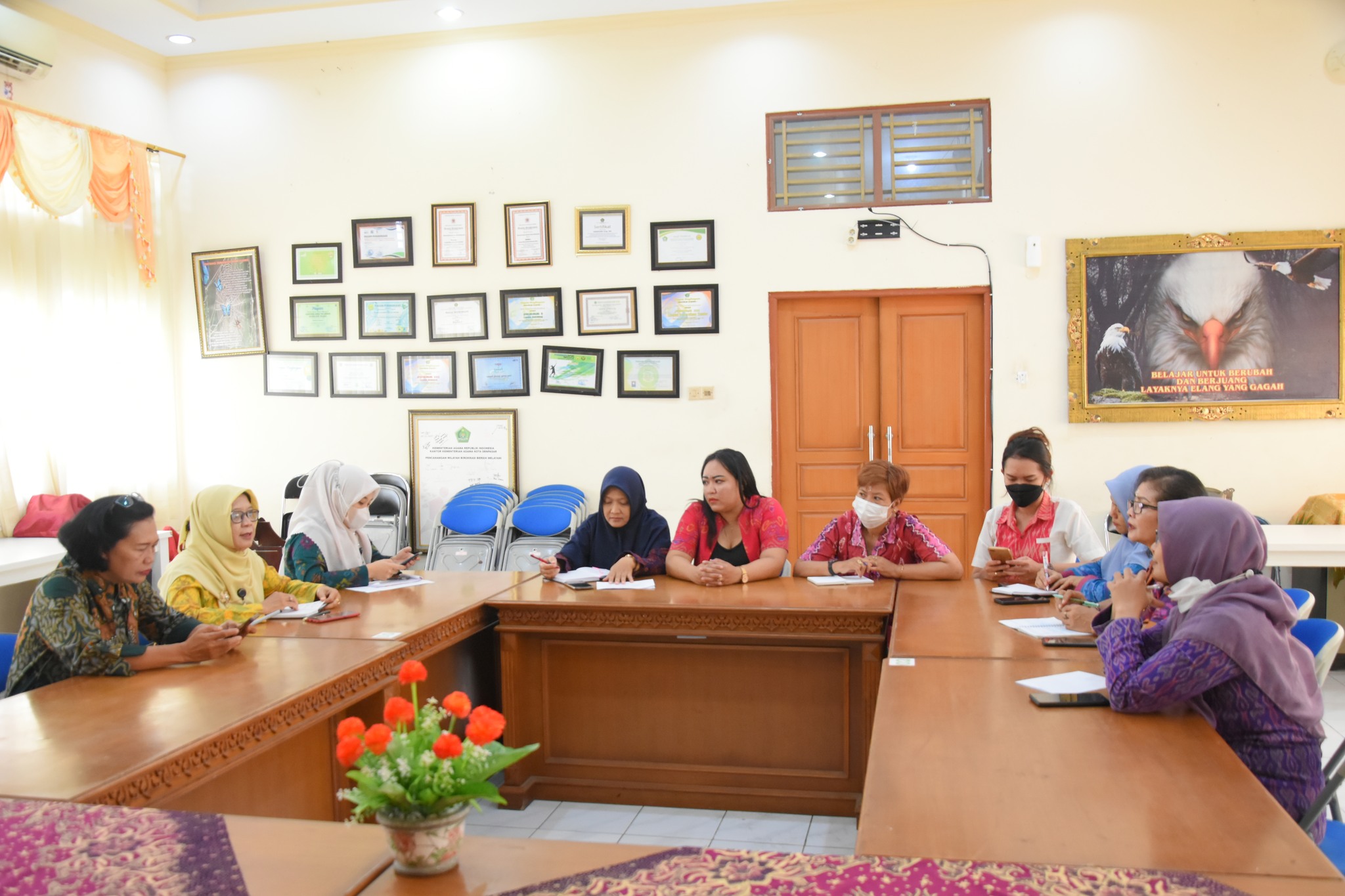 Mendekati Peringatan HAB ke-77 Kementerian Agama RI, Panitia dan Anggota Laksanakan Rapat
