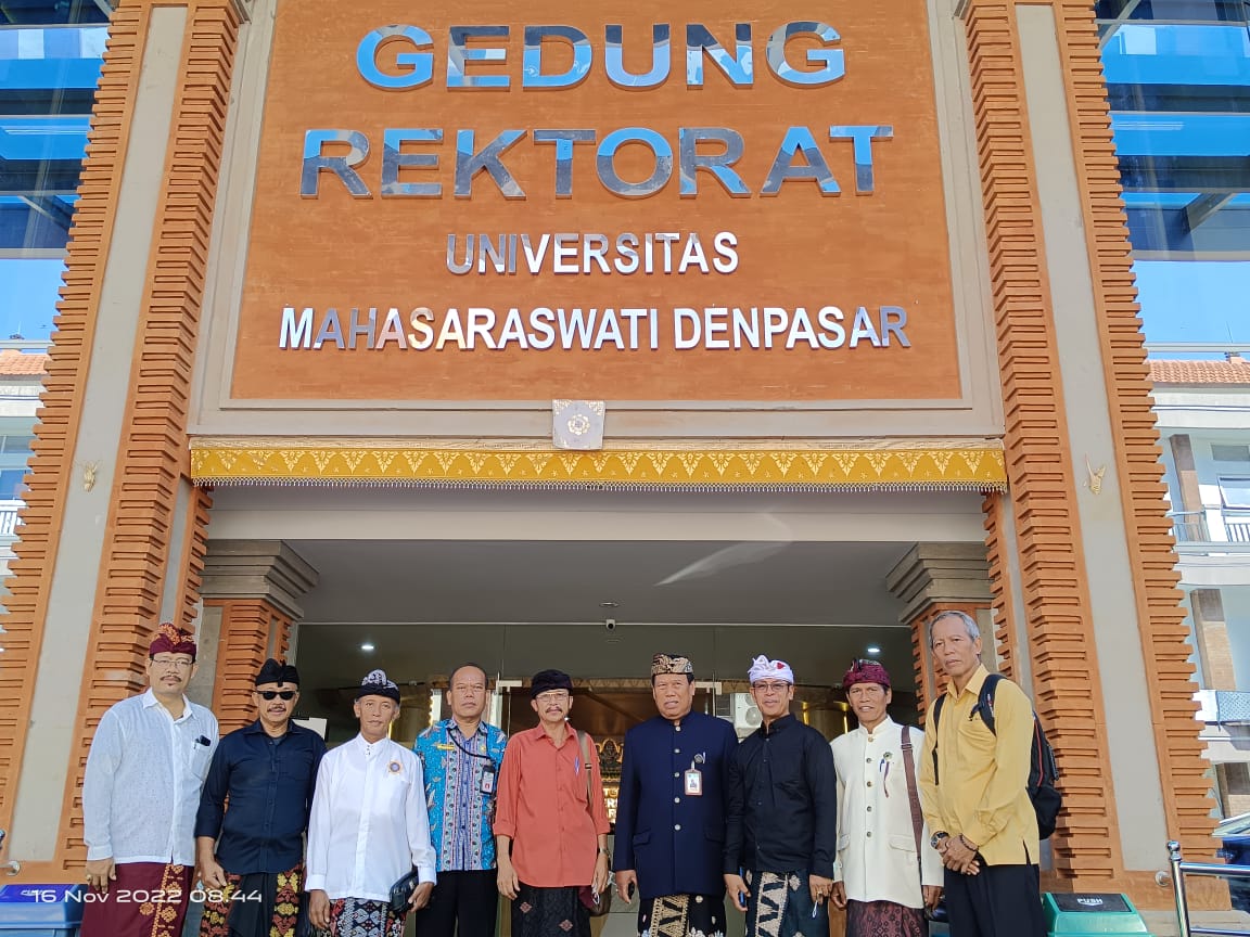 Kepala Kantor Kementerian Agama Kota Denpasar Hadiri Uji Publik Naskah Kajian Sabha Walaka Tentang Sistem Ekonomi Hindu Indonesia