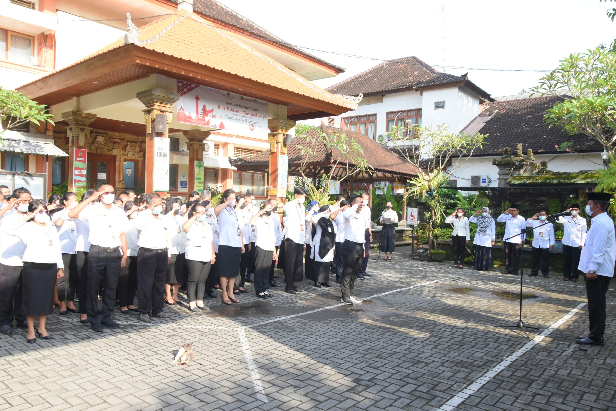 Upacara Apel “Koordinasi, SInergitas Dalam Optimalisasi Kinerja ASN”