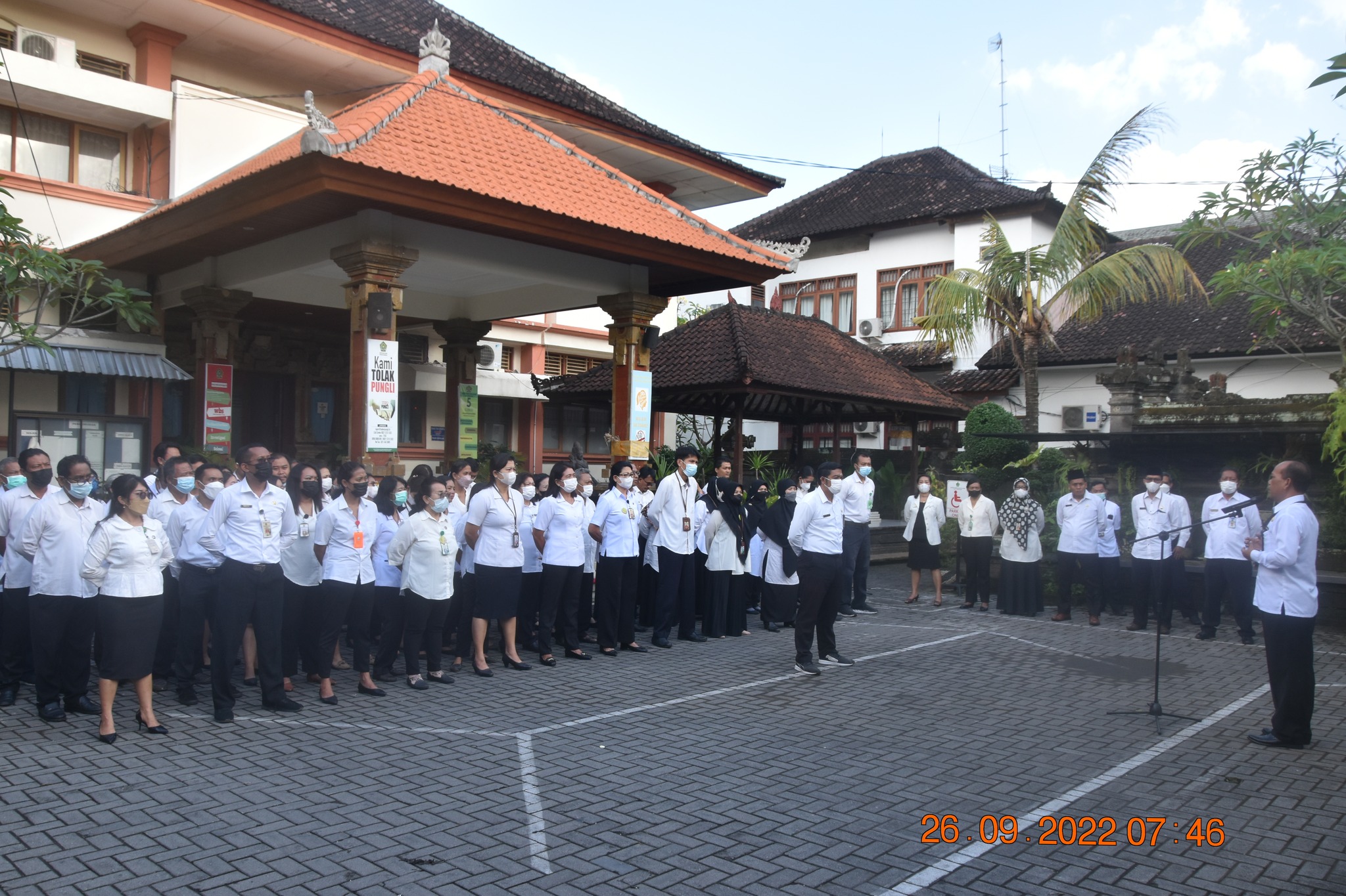 Upacara Apel “Disiplin, Sinergitas dan Komunikasi Untuk Setiap Pelaksanaan Tugas”
