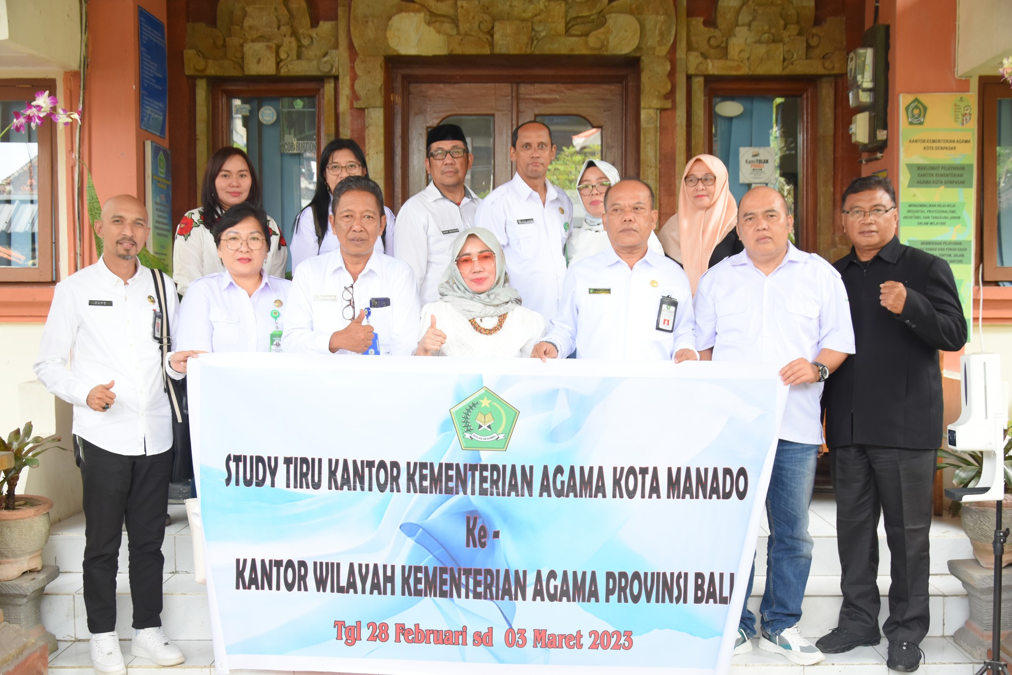 Studi Tiru Pelayanan dan Pembangunan ZI Kantor Kementerian Agama Kota Manado