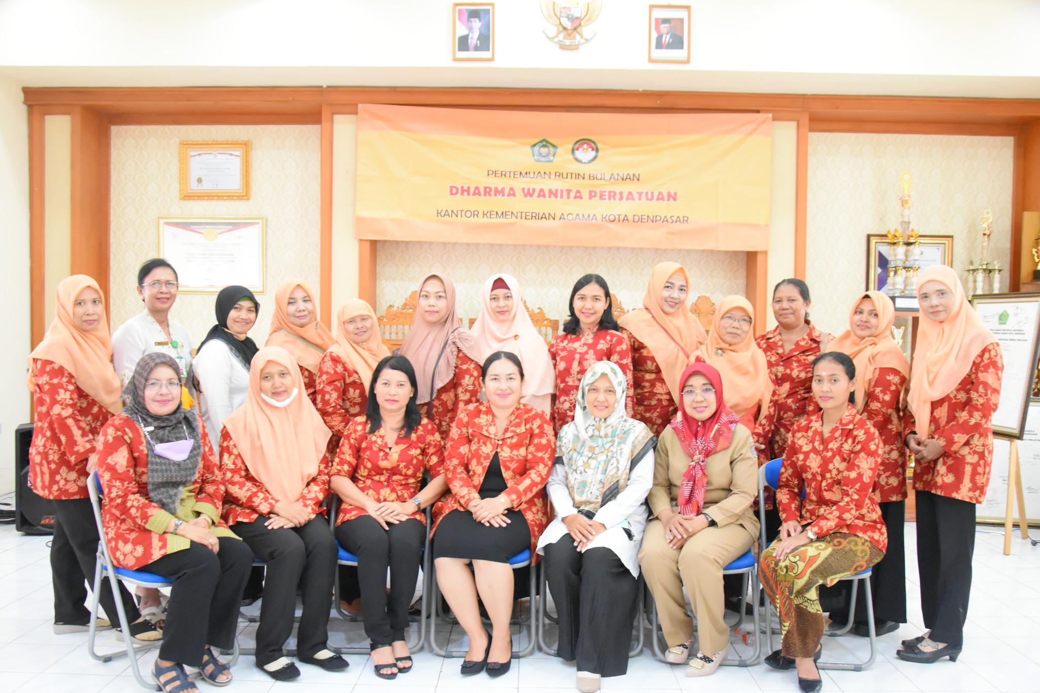 DWP Kemenag Kota Denpasar Melaksanakan Pertemuan Rutin Bulanan di Awal Tahun 2023