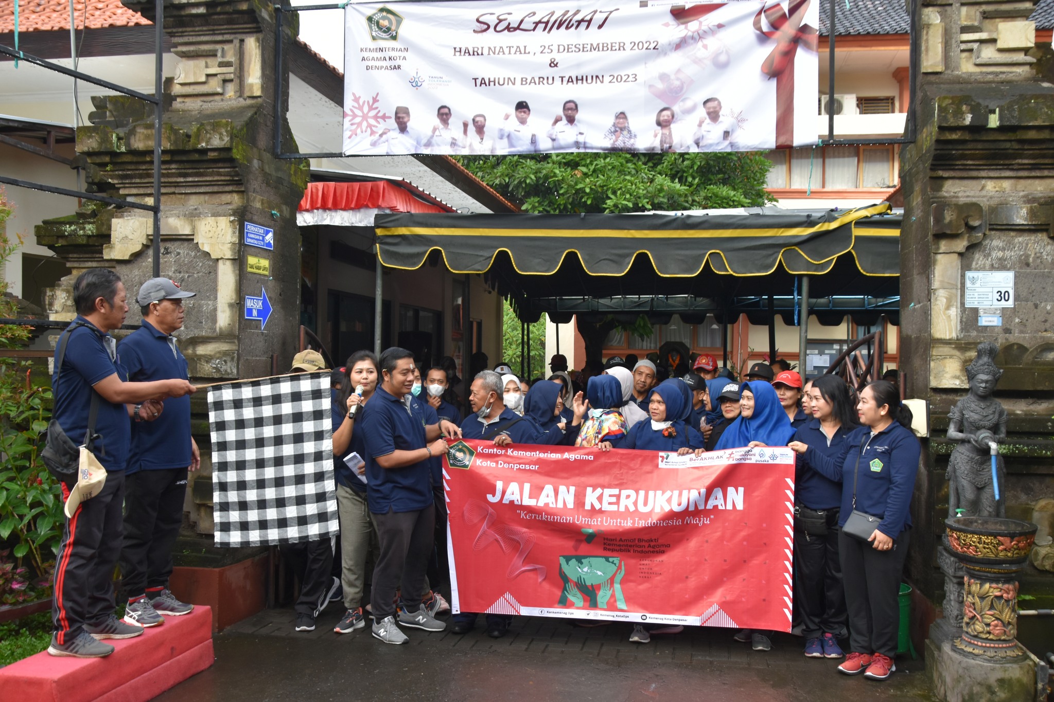 Jalan Sehat Kerukunan di Lingkungan Kantor Kementerian Agama Kota Denpasar