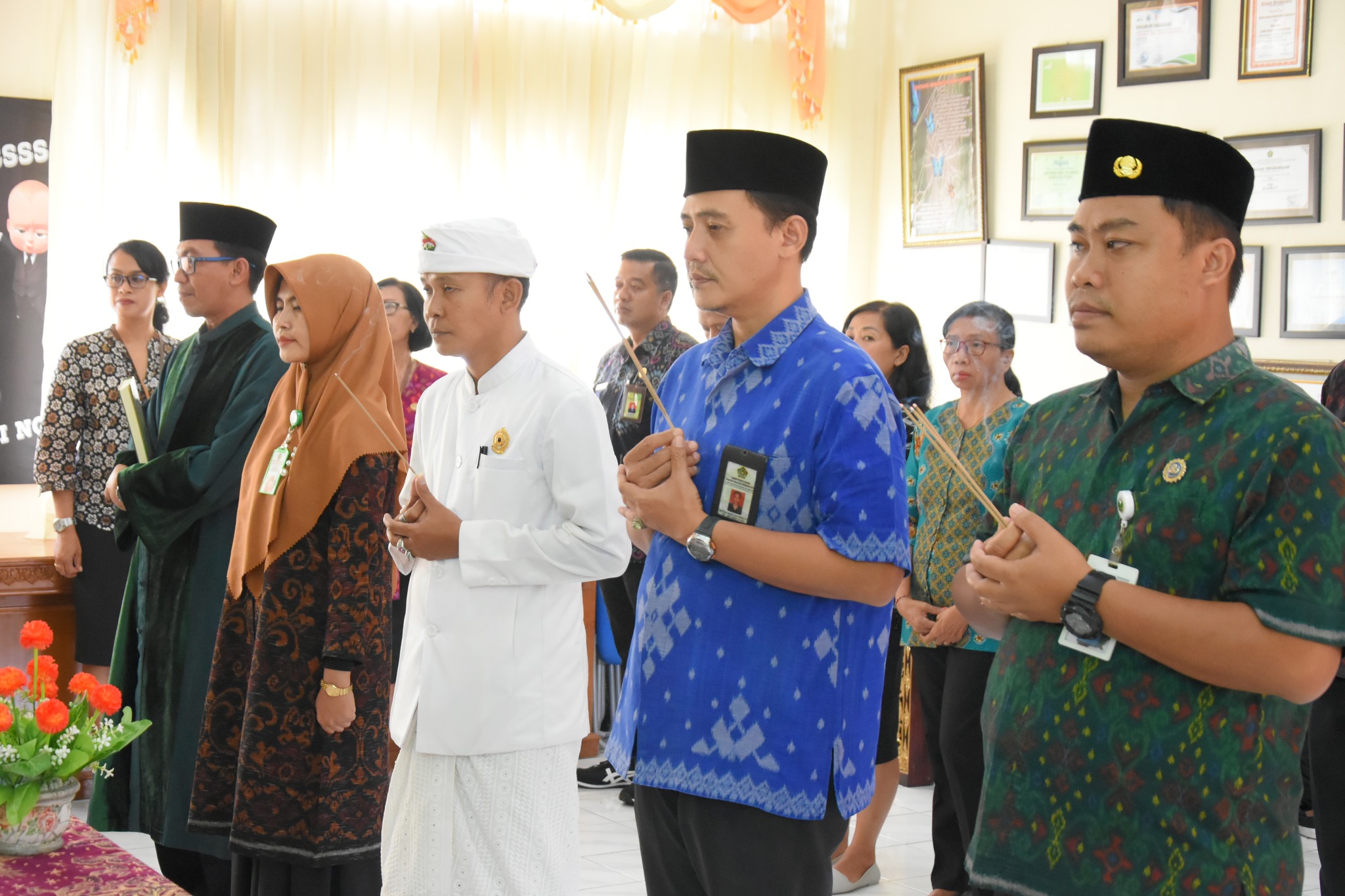 Pengangkatan Sumpah Jabatan di Lingkungan Kantor Kementerian Agama Kota Denpasar Tahun 2023