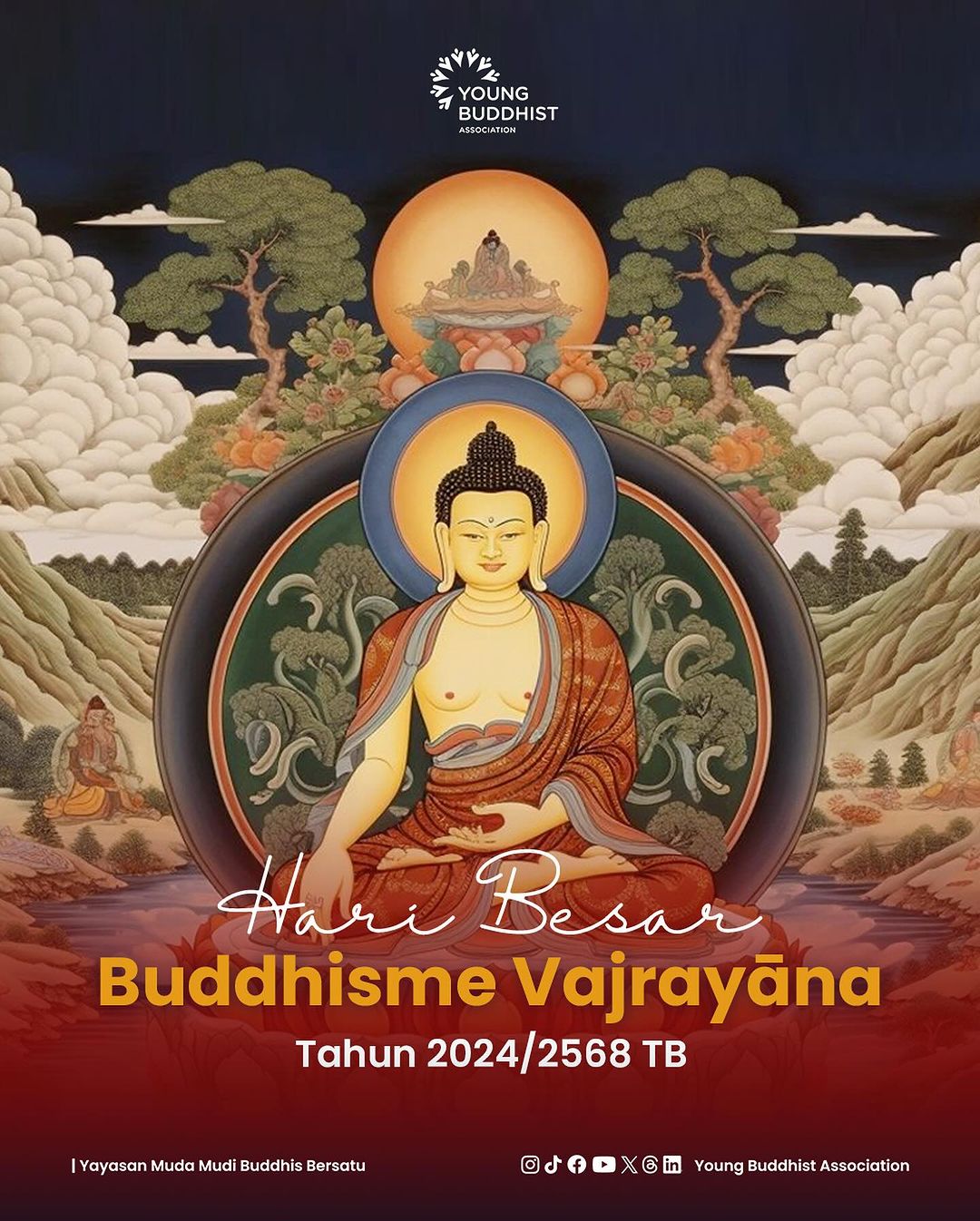 Hari Besar Buddhisme Vajrayāna tahun 2024
