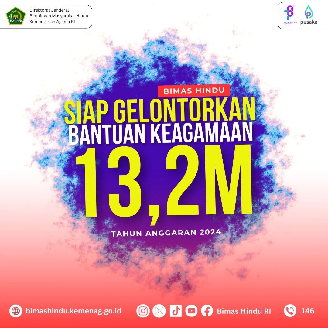 Bimas Hindu Siap Gelontorkan Bantuan Keagamaan 13,2 M Tahun Anggaran 2024