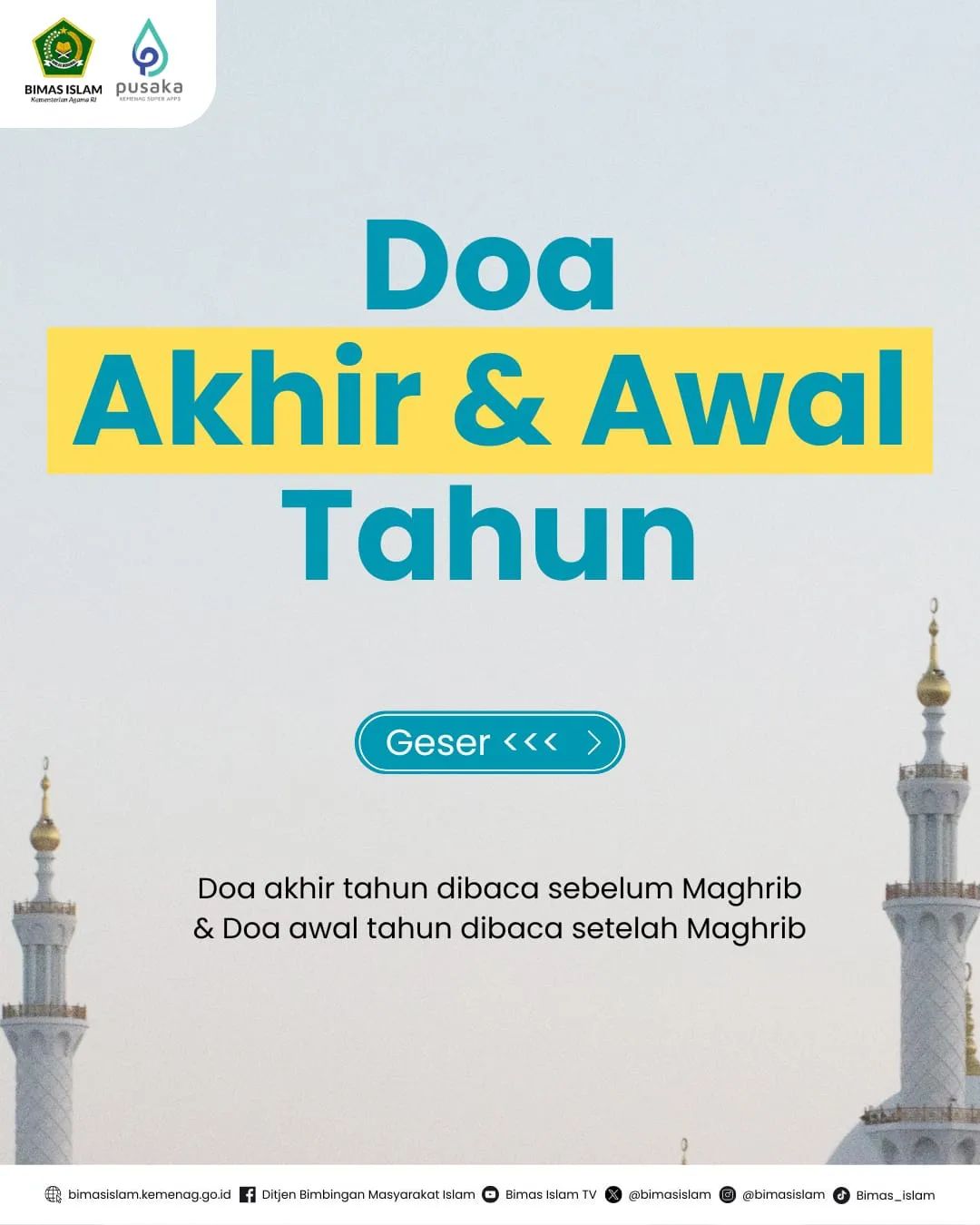 Doa Akhir dan Awal Tahun 