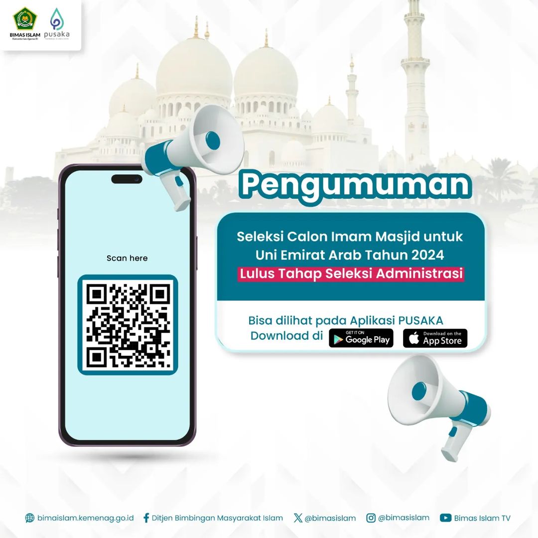 Pengumuman Seleksi Imam Masjid Untuk Uni Emirat Arab 2024