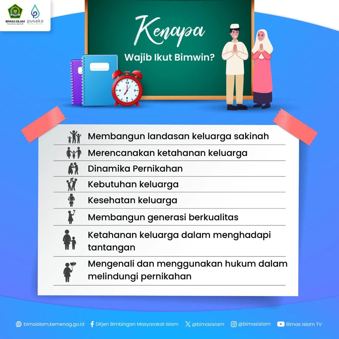 Wajib Bimbingan Perkawinan (Bimwin) Bagi Pasangan Calon Pengantin