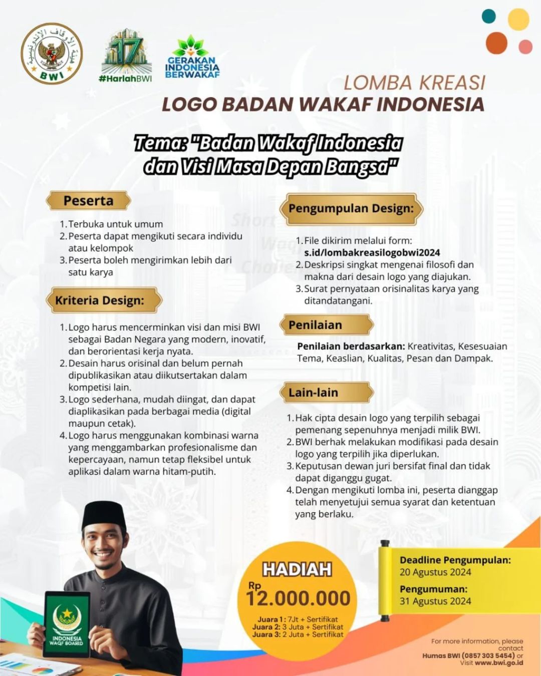 Lomba Kreasi Logo Badan Wakaf Indonesia