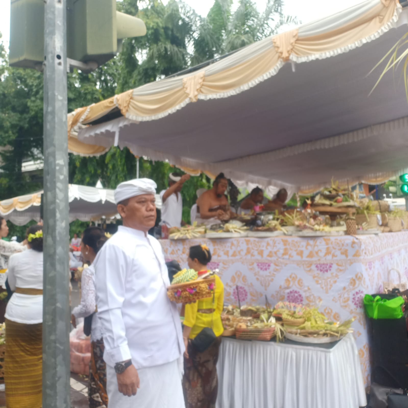 Kepala Kantor Hadiri Upacara Pelaksanaan Tawur Kesanga di Catur Muka Kota Denpasar