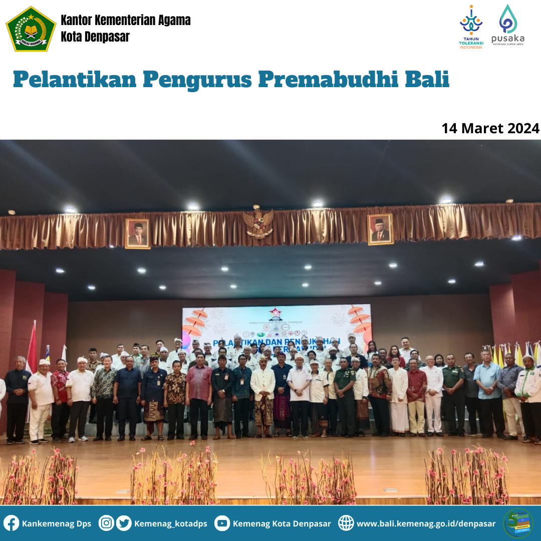 Pelantikan Pengurus Premabudhi Bali