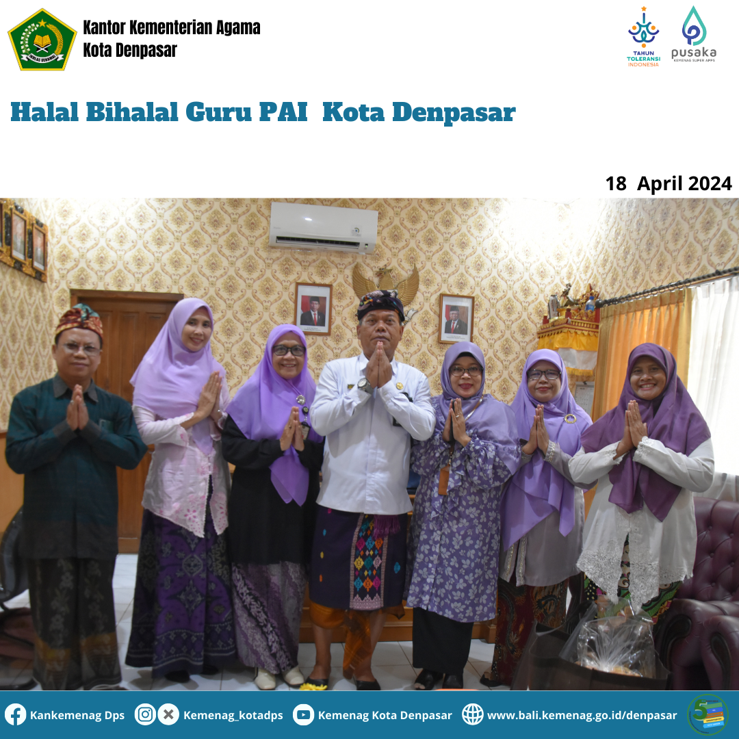 Halal Bihalal Guru PAI Kota Denpasar