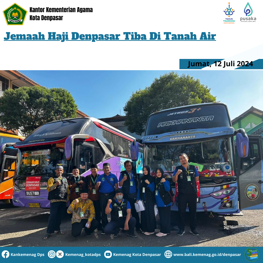 Jemaah Haji Denpasar Tiba Di Tanah Air