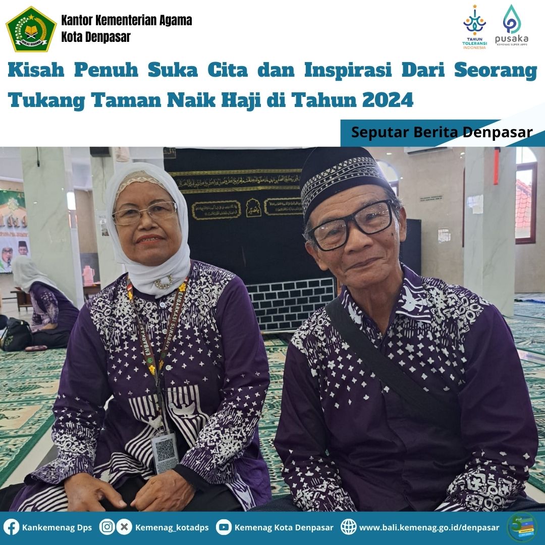 Kisah Penuh Suka Cita dan Inspirasi Dari  Seorang Tukang Taman Naik Haji di Tahun 2024