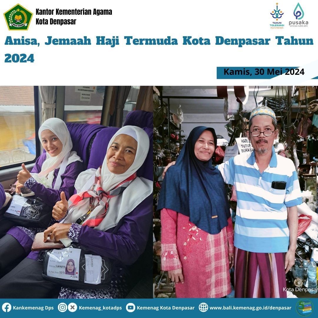 Anisa, Jemaah Haji Termuda Kota Denpasar Tahun 2024