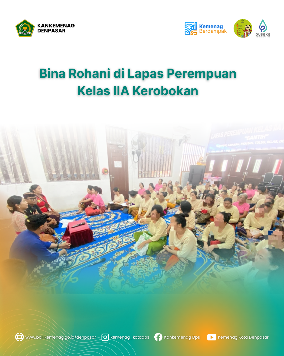 Lapas Kelas IIA Waingapu Tingkatkan Pembinaan Rohani dan Keterampilan Tahanan
