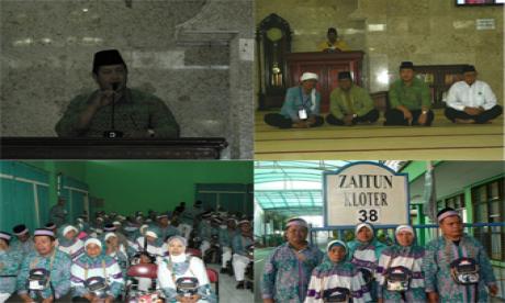 Calon Jamaah Haji Berangkat ke Embarkasi Surabaya