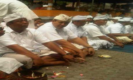 Karya Ngusaba Kapat di Ulun Danu Batur