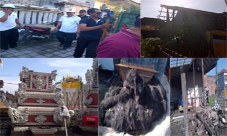 Kota Denpasar Dilanda Puting Beliung