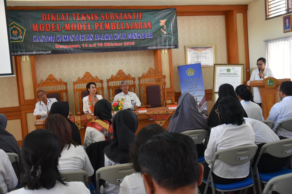 Pembukaan Diklat Model Pembelajaran