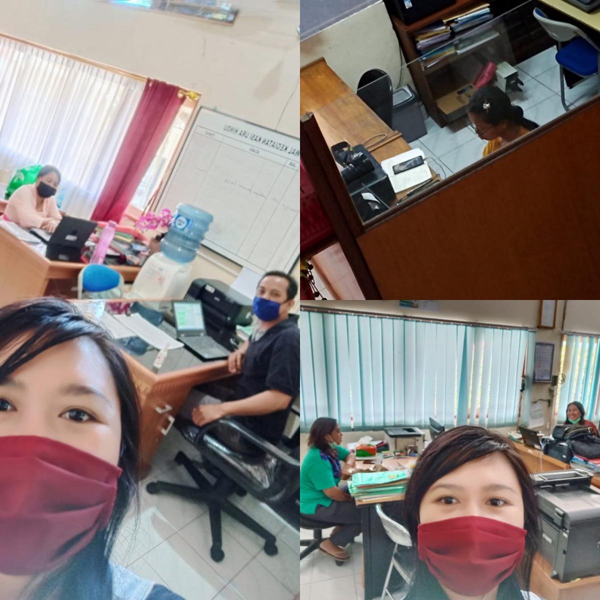 Jaga Jarak, Suasana Piket Kamis di Ruang Kerja