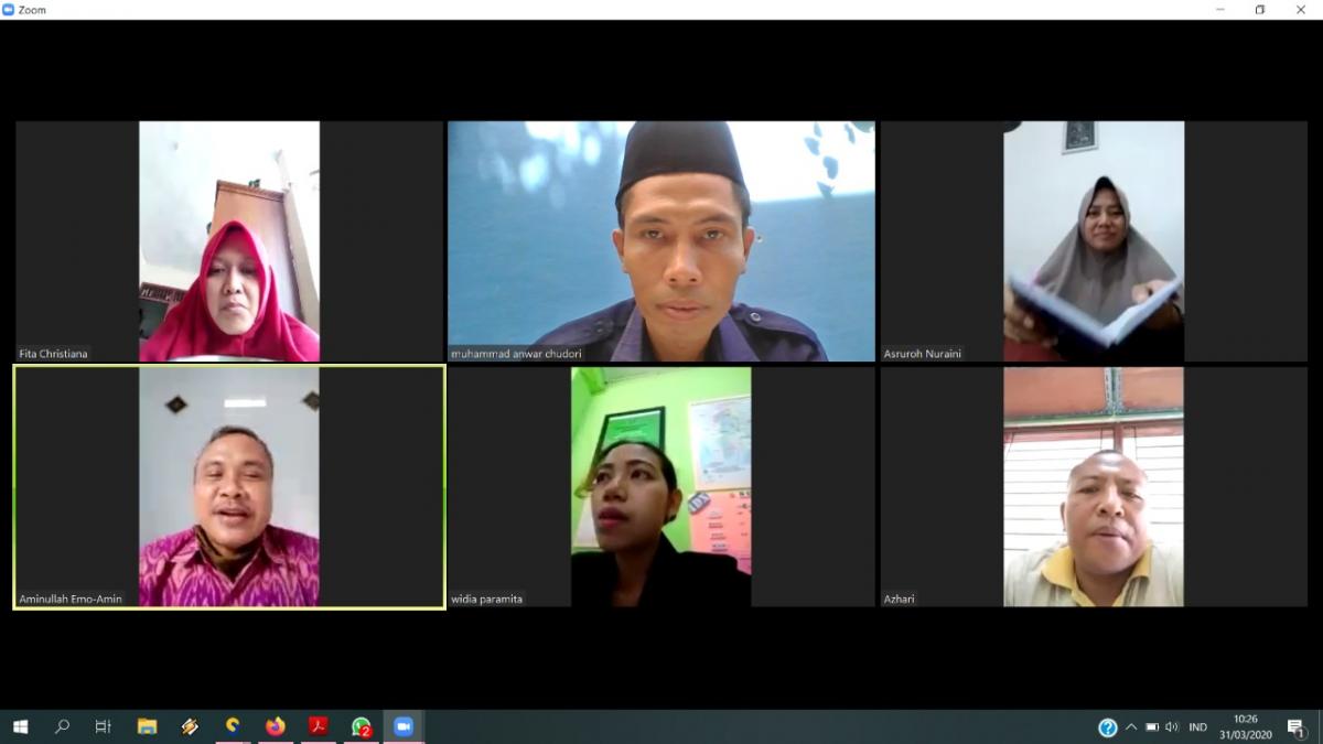 Video Call, Koordinasikan Masalah Pekerjaan masing-masing Satker