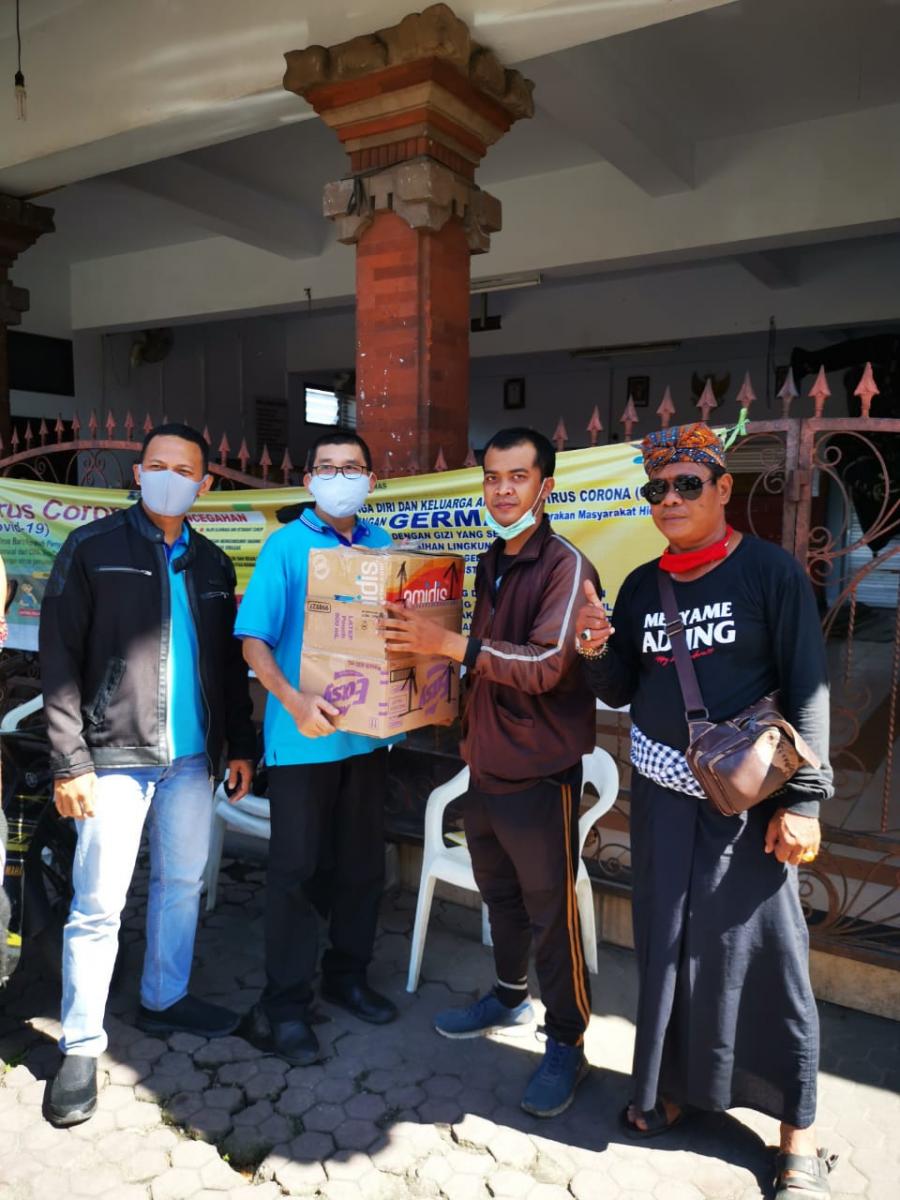 MABGI DPD Bali Menyerahkan Bantuan Masker