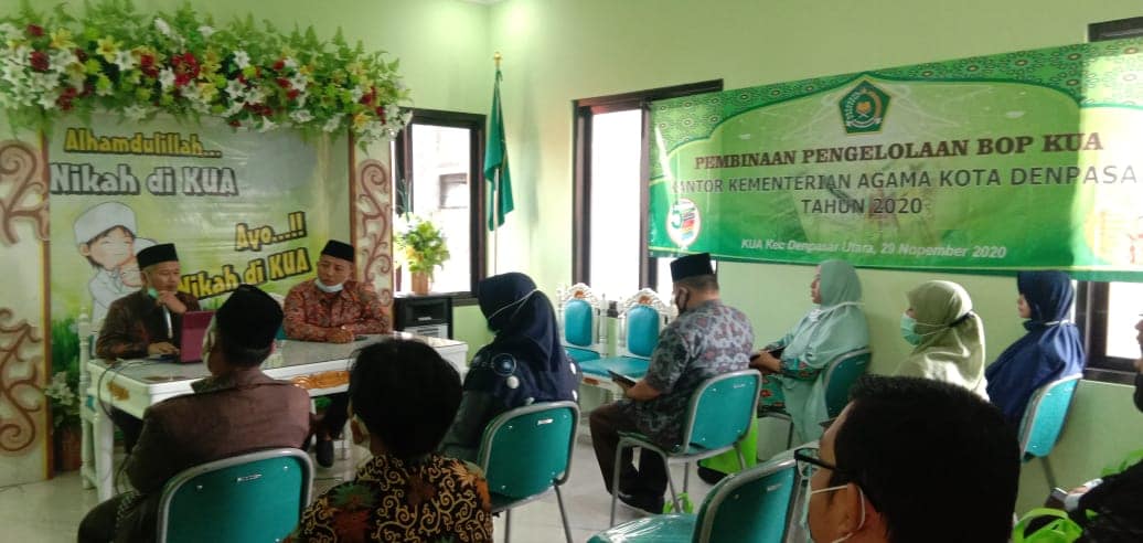 Pembinaan Pengelolaan BOP KUA di KUA Kecamatan Denpasar Utara