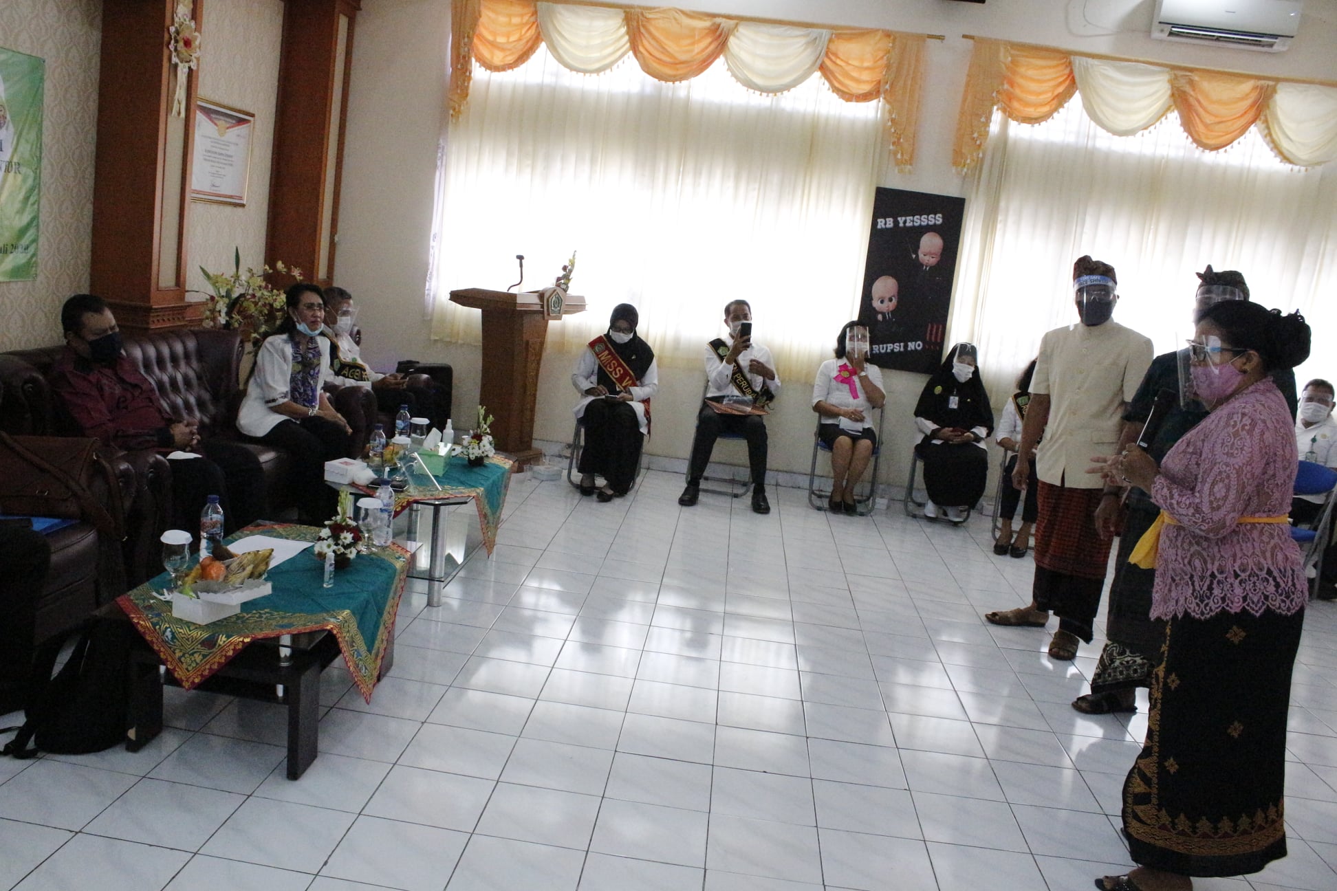 Inovasi SEJUK Bondres di Tampilkan Pada Acara Penyambutan Tim Pemantauan dan Penilaian Pembangunan ZI WBK/WBBM