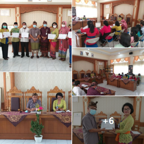 Penyerahan DIPA Tahun Anggaran 2021 Kepada Pimpinan Satker Kantor Kemenag Kota Denpasar