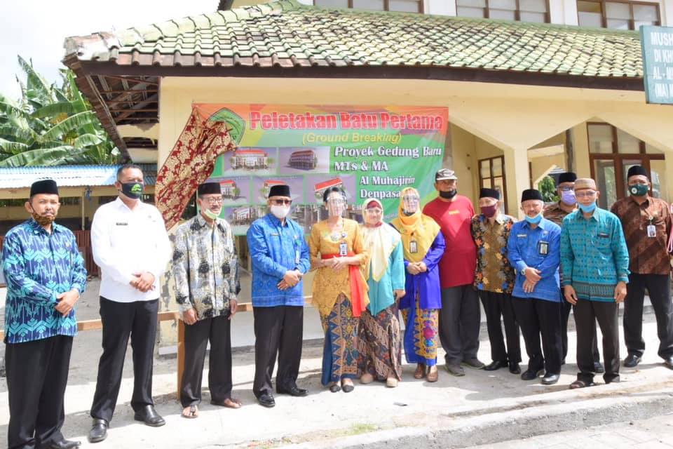 Peletakan Batu Pertama Proyek Gedung Baru Al Muhajirin Denpasar