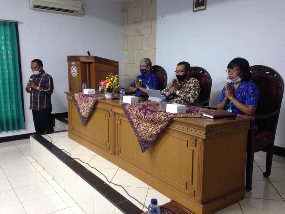 Rapat Evaluasi Pembelajaran Pendidikan Agama Budhha dan Budi Pekerti Tahun Ajaran 2019/2020