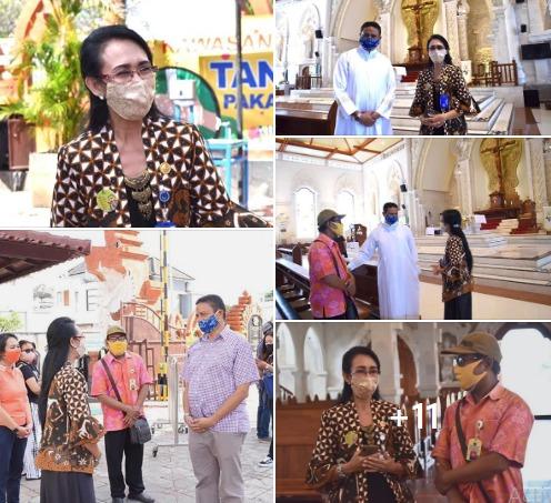 Monitoring Protokol Kesehatan di Rumah Ibadah Pada Masa Pandemi Covid-19 di Gereja Katolik Roh Kudus Katedral Denpasar