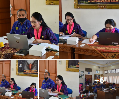 Penilaian Mandiri Pembangunan ZI Menuju WBBM Melalui Meet Google