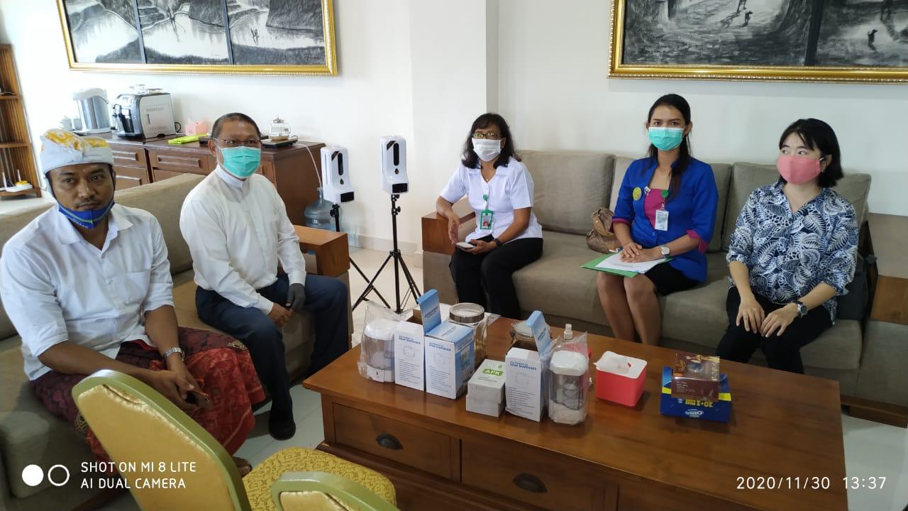 Monitoring Terkait Bantuan Dirjen Bimas Buddha Pusat di Vihara Buddha Maitreya Denpasar