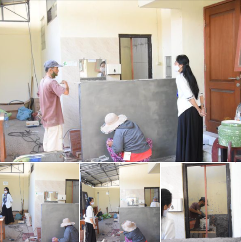 Renovasi Beberapa Fasilitas Pelayanan, Ka. Kanwil Provinsi Bali Lakukan Monitoring