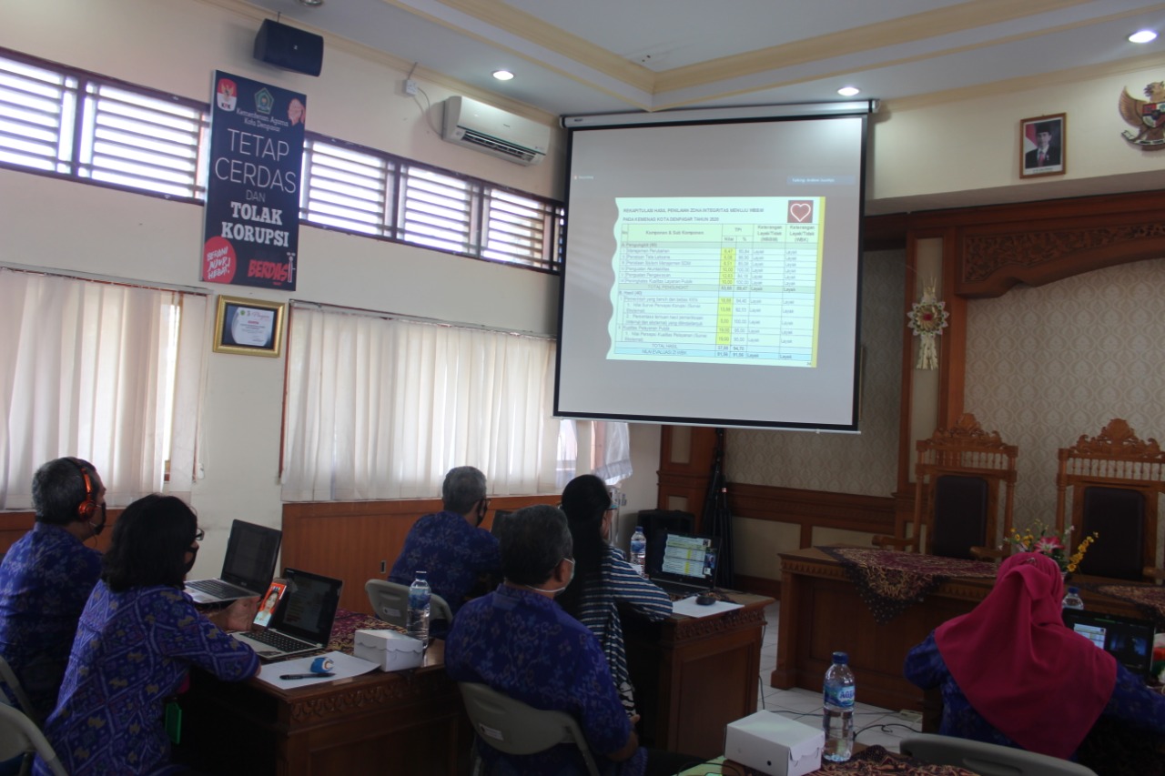 Kemenag Kota Denpasar Masuk Dalam Kesiapan Penilaian ZI WBK/WBBM